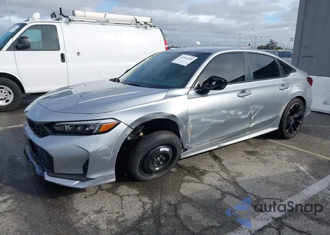 2025 Honda Civic Sport from USA, damaged, VIN 2HGFE2F59SH586255